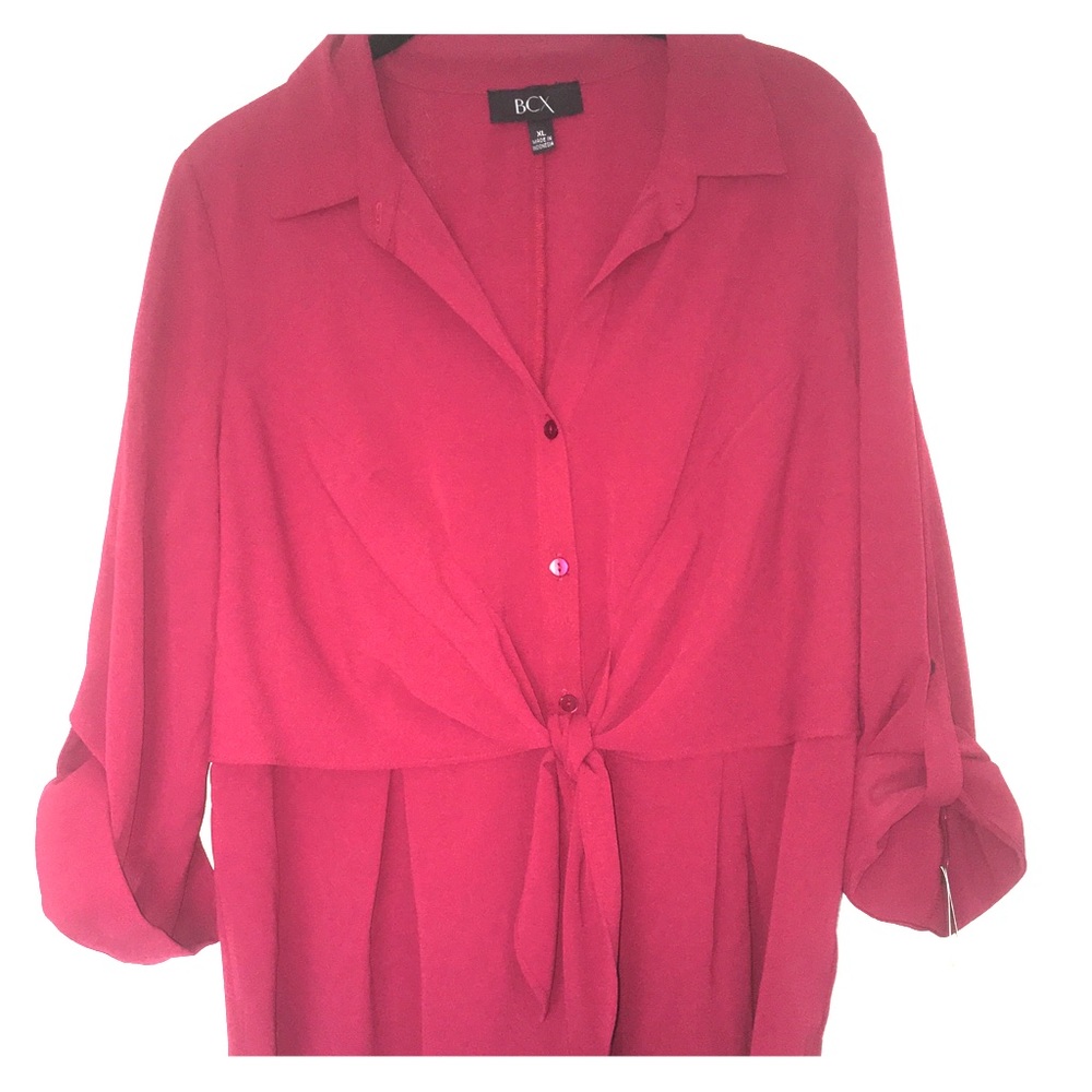 NWT Bubble Crepe Blouse